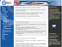 Tablet Screenshot of curlingclubutrecht.nl